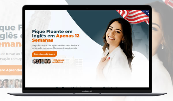 LandingPage Curso de Ingles 100% editável