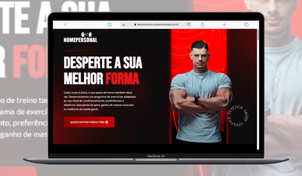 Landingpage para Personal 100% Editável