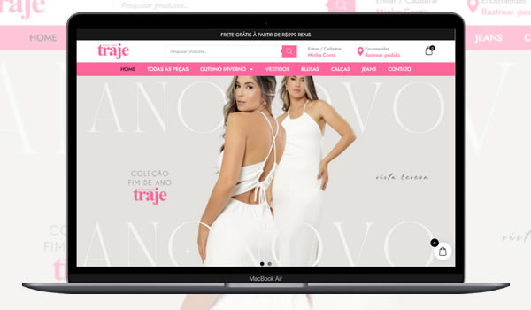 Loja Vitual Traje Woocommerce Elementor 100% Editável