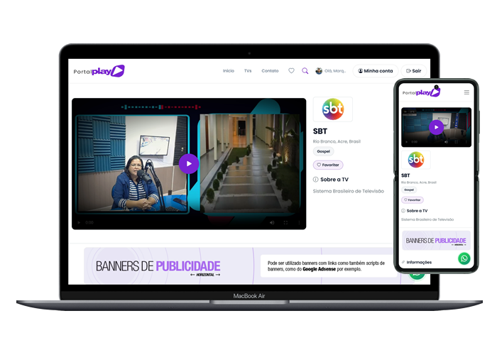 Portal de TVs (PHP + MySQL)