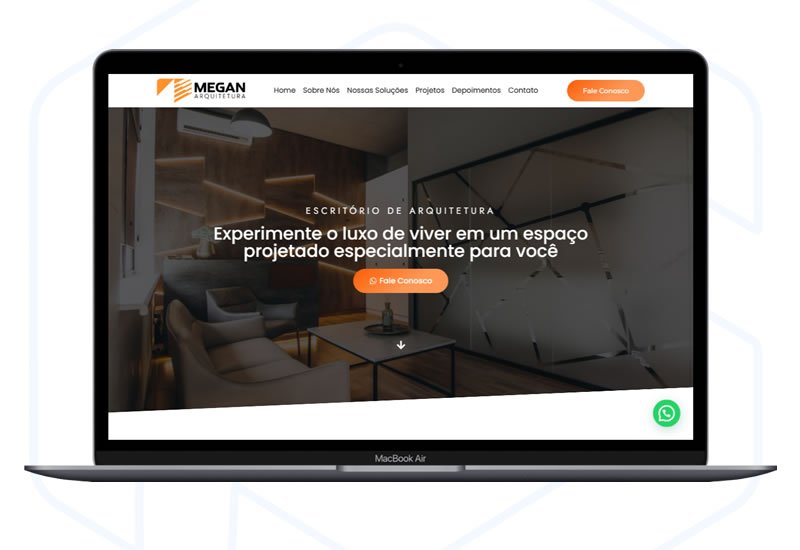 Site Escritório de Arquitetura 100% Editável