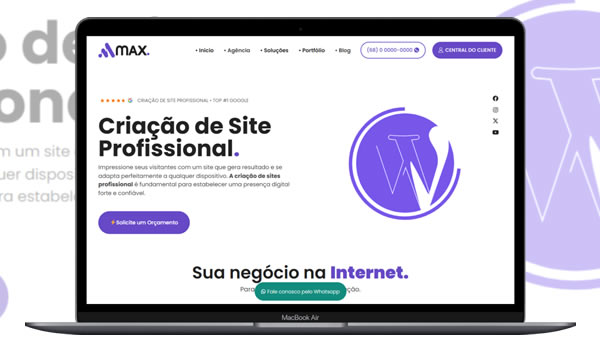 Template Agência de Marketing 100% Editável