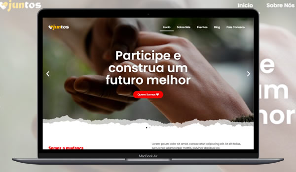 Template para Ong 100% Editável elementor